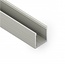 LED profielen Luksus AANBIEDING LED profiel 2 meter met opaal klikafdekking 18,8 mm x 18,6 mm - 20ALU RAUW ALUMINIUM