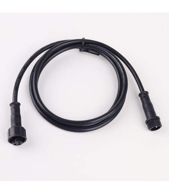 3 aderige verlengkabel t.b.v. RGB Mini LED spot - ip67 waterdichte verlengkabel - Voor SL1-12 serie. 100cm - AM-SP-15MN5B