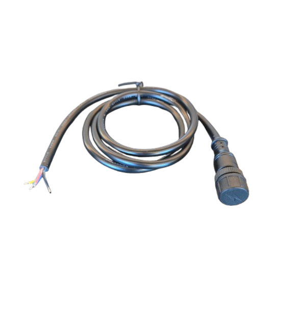 3 aderige aansluitkabel t.b.v. RGB Mini LED spot - ip67 waterdichte verlengkabel - Voor SL1-12 serie. 100cm - AM-SP-15MN5B