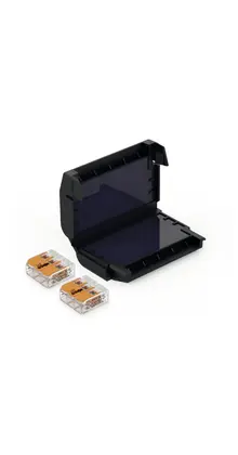 Waterdichte WAGO - Gelbox met WAGO-Verbindingsklemmen