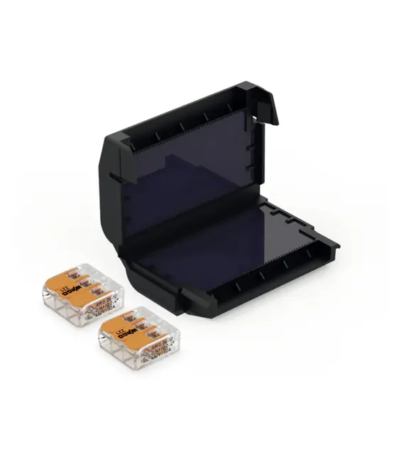 Gelbox met WAGO-Verbindingsklemmen