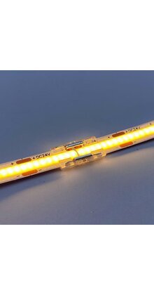 COB LED strip connector recht - soldeervrij - klik connector - 10mm COB - IP20
