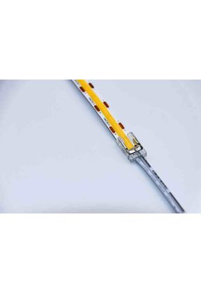 COB LED strip connector 1 zijdig - soldeervrij - klik connector - 10mm COB - ip20