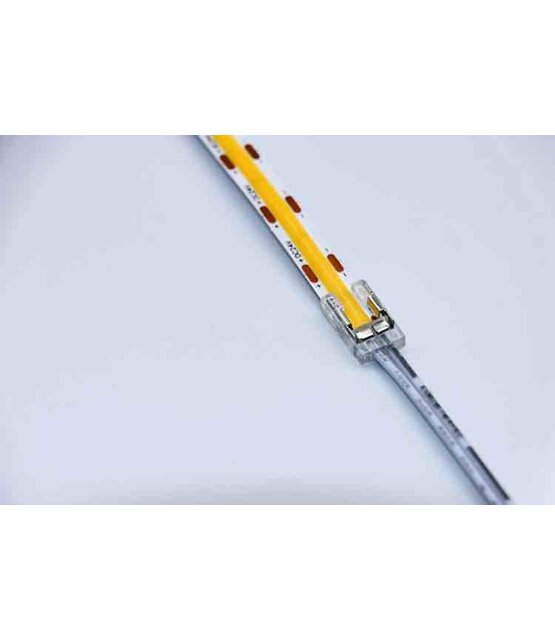 COB LED strip connector 1 zijdig - soldeervrij - klik connector - 10mm COB - ip20