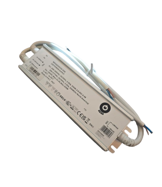 Waterdichte DALI LED voeding 320 watt 24 volt 13,3 Ampère - IP67 - MCHQ320V24-DA6