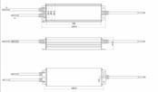 Waterdichte DALI LED voeding 320 watt 48 volt 6,66 Ampère - IP67 - MCHQ320V48-DA6
