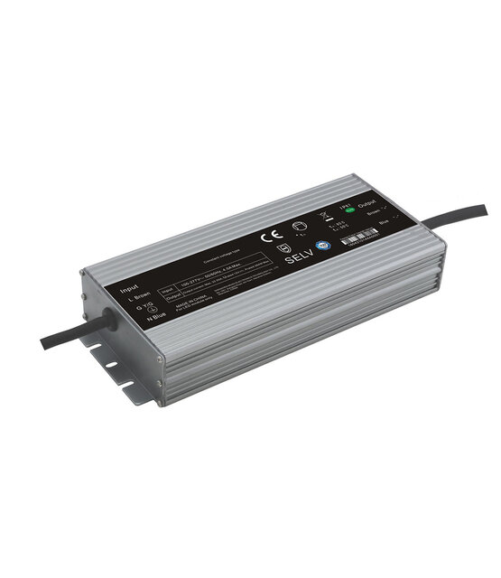 LED voeding 320 watt 24 volt 13,33 Ampère – IP67 waterdicht – GLP GV6-320B024