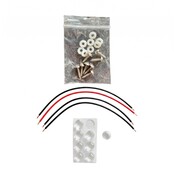 LED Sheet 3000K - aansluit kabel- rubbere montage pads - Schroefjes & ringen
