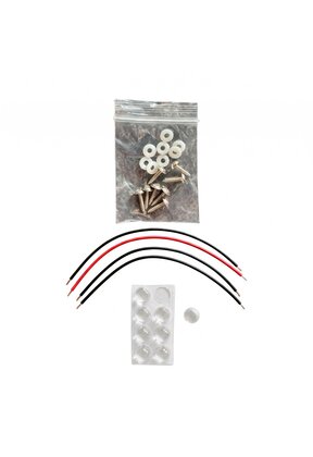 LED Sheet 3000K - aansluit kabel- rubbere montage pads - Schroefjes & ringen