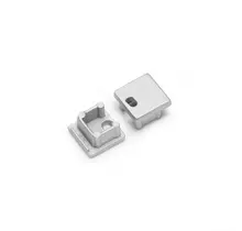 Eindkap voor LED profiel met kabeldoorvoer - SLIM200WIT