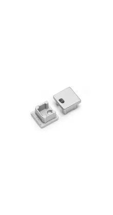 Eindkap voor LED profiel met kabeldoorvoer - SLIM200WIT