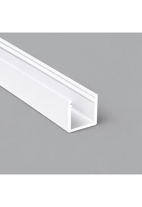 3 meter wit LED profiel met afdekking 12 mm x 12 mm – SLIM200WIT