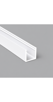 Wit LED profiel 4 meter met afdekking 12 mm x 12 mm – SLIM200WIT