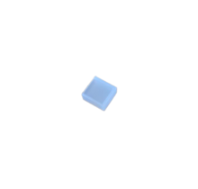 Eindkap neonflex 4 x 8mm zonder kabeldoorvoer wit/opaal - 1 stuk