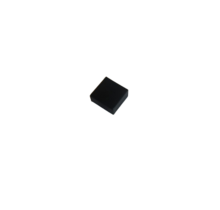 Zwarte eindkap neonflex 4 x 8mm met kabeldoorvoer zwart - 1 stuk