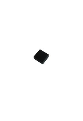 Zwarte eindkap neonflex 4 x 8mm met kabeldoorvoer zwart - 1 stuk