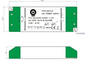 Fase afsnijding Dimbare LED voeding 150 watt 24 volt 6,25 ampere - IP20 FTPC150V24-D