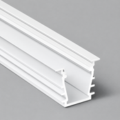 Wit LED plafond profiel inclusief opaal afdekking 23.4 mm x 19 mm - GYPROC10WIT