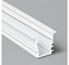 Wit LED plafond profiel inclusief opaal afdekking 23.4 mm x 19 mm - GYPROC10WIT