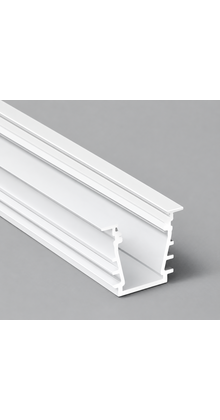 Wit LED plafond profiel inclusief opaal afdekking 23.4 mm x 19 mm - GYPROC10WIT