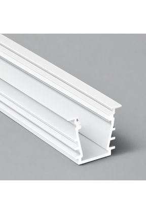 Wit LED plafond profiel inclusief opaal afdekking 23.4 mm x 19 mm - GYPROC10WIT