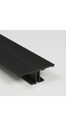 LED profiel Up Down - met afdekking 13,5 mm x 40 mm - UpDown02ZWART