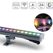 100cm Waterdichte LED Wallwasher Gevel verlichting - breedstraler  RGBCCT 24 watt 230V IP66 -