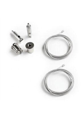 Kabel ophangsysteem ALU kabel ophangsysteem voor LED profiel, 318ALU, 318WIT, 318ZWART, 302ALU, 302WIT, 302Zwart- kabels voor LED profiel - ALU