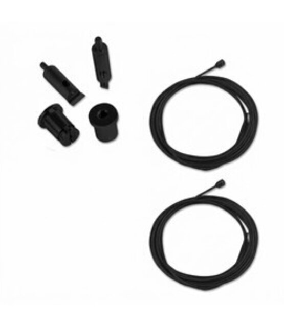 Zwart kabel ophangsysteem voor LED profiel, XL306ALU, XL306WIT, XL306ZWART, XL340ALU, XL340WIT, XL340ZWART- kabels voor LED profiel - ZWART