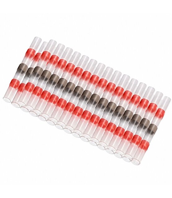 LED kabelverbinders, waterdicht geïsoleerd, 4 maten, 26-10 AWG, soldeerverbinders met krimpslang, krimpkous, krimpverbinders voor 12V, 24V, 48V