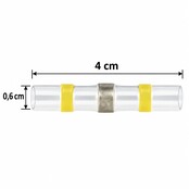 LED kabelverbinders, waterdicht geïsoleerd, 4 maten, 26-10 AWG, soldeerverbinders met krimpslang, krimpkous, krimpverbinders voor 12V, 24V, 48V