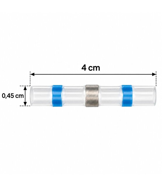 LED kabelverbinders, waterdicht geïsoleerd, 4 maten, 26-10 AWG, soldeerverbinders met krimpslang, krimpkous, krimpverbinders voor 12V, 24V, 48V