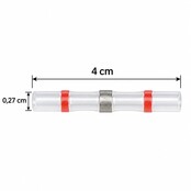 LED kabelverbinders, waterdicht geïsoleerd, 4 maten, 26-10 AWG, soldeerverbinders met krimpslang, krimpkous, krimpverbinders voor 12V, 24V, 48V