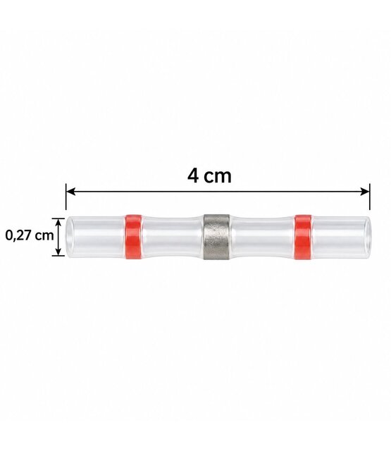 LED kabelverbinders, waterdicht geïsoleerd, 4 maten, 26-10 AWG, soldeerverbinders met krimpslang, krimpkous, krimpverbinders voor 12V, 24V, 48V