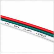 Dual white - CCT LED strip aansluitkabel 3-polig - 0,5 mm2 1 meter - voor dual white LED strips