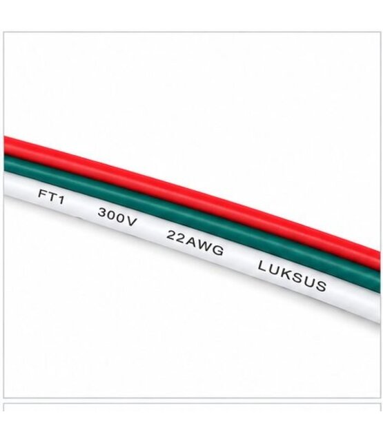 Dual white - CCT LED strip aansluitkabel 3-polig - 0,5 mm2 1 meter - voor dual white LED strips
