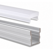 Overrijdbaar LED profiel 2 meter met extra dikke klikafdekking 26 mm x 26 mm - PA3