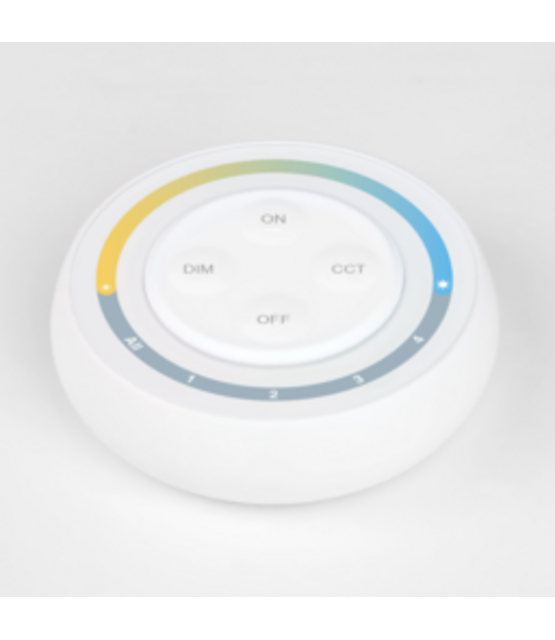 LED draadloze wanddimmer 4 zone voor Dual white - Miboxer S1W+