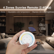 LED draadloze wanddimmer 4 zone voor Dual white - Miboxer S1W+