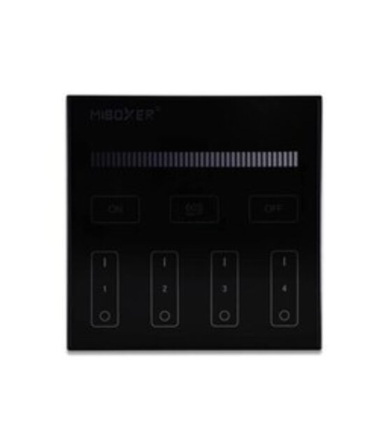 LED wanddimmer – Draadloos - 4 zone - Miboxer B1-B