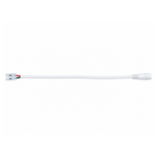 COB 8 mm LED strip klik connector 1 zijdig draad met female DC plug - soldeervrij