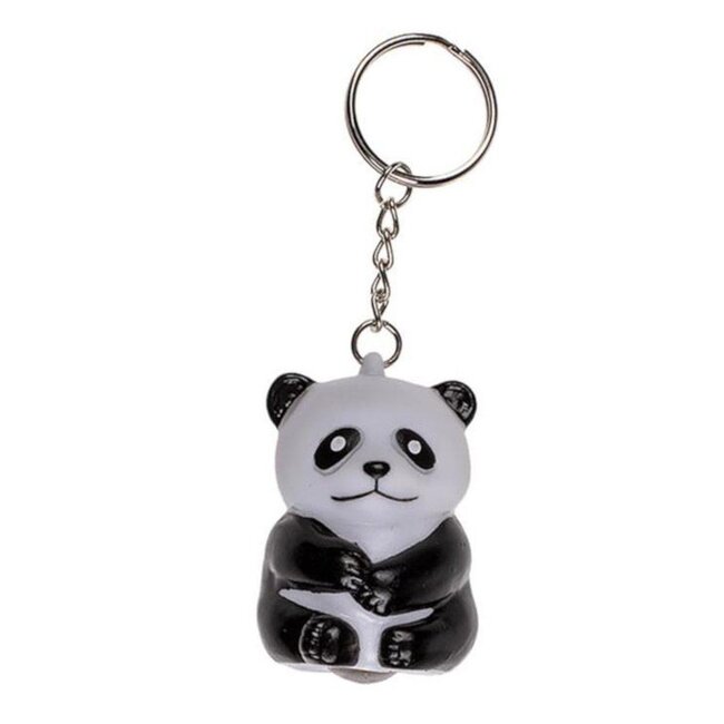merkloos Squeeze Panda Sleutelhanger 6cm 1 Stuks