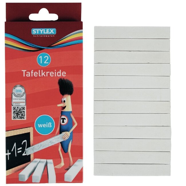 merkloos Bord Krijt Wit 10st.