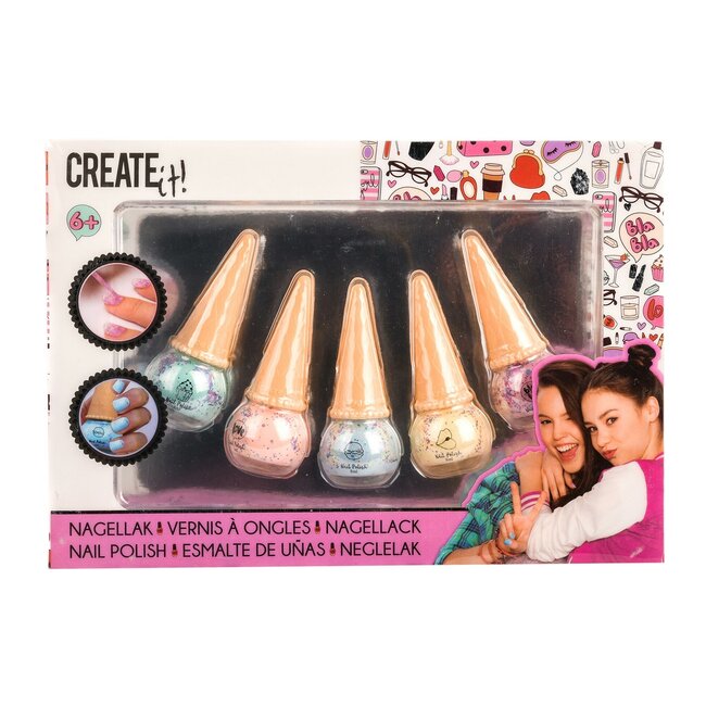 merkloos Create It! Nagellak Icecream 5x