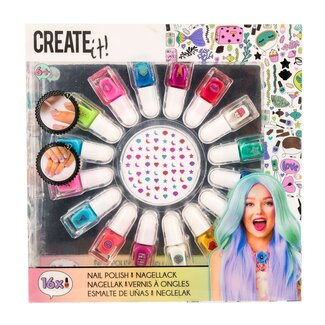 merkloos Create It! Nagellak Set Zeemeermin 17pk