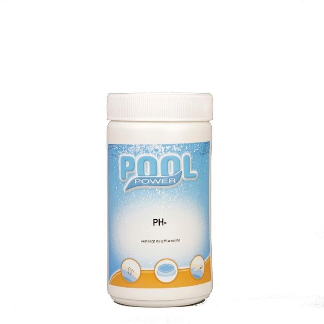 merkloos Pool Power Ph Min Flacon 1,5kg