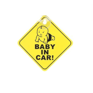 SFT-products SFT Products Baby on board plaatje met zuignap 'Baby in Car'