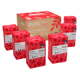 Pura Pura Eco-Friendly Nappy Pants Maat 7 - 96 Luierbroekjes