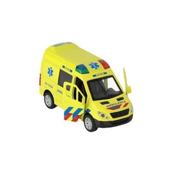 merkloos 112 Ambulance Bus 1:34 Met Licht+Geluid