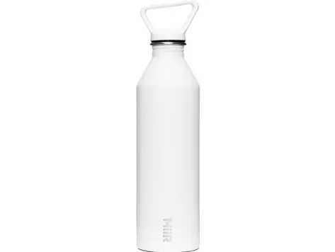 MiiR Narrow Mouth Bottle, Single Wall 27oz - White